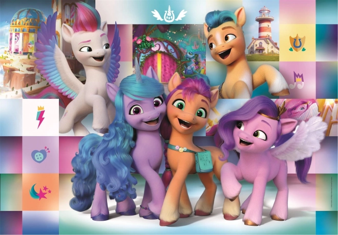 Puzzle Clementoni My Little Pony: Veselá parta MAXI 104 dílků