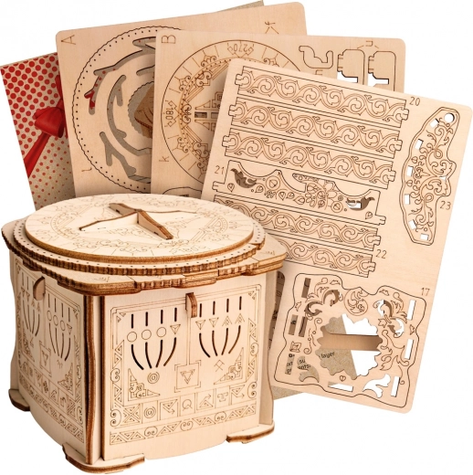 Stavebnice bez lepidla, připravena na sestavení