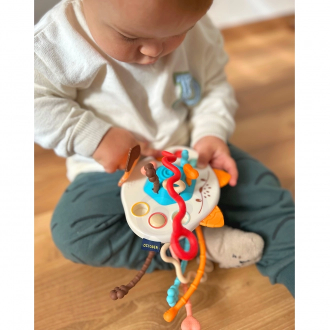 Sensoryční hračka liška Montessori pro miminka