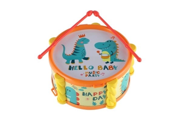 Hudební nástroje/sada plast 5ks v krabici 2 barvy v sáčku 27,5x28cm 3m+