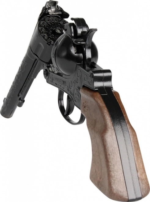 Kovový kovový kovbojský revolver Gonher na 12 nábojů