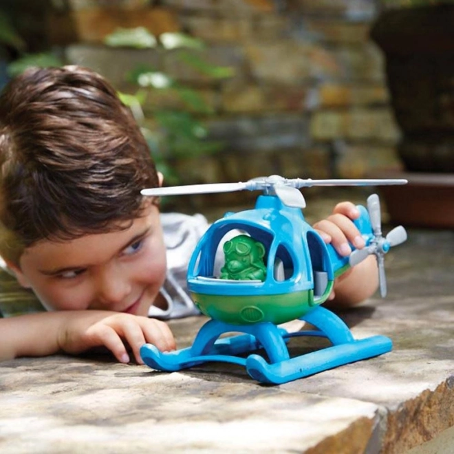 Helikoptéra Green Toys modrá
