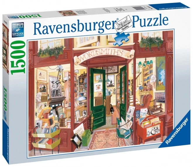 2D puzzle 1500 dílků Wordsmith's bookshop