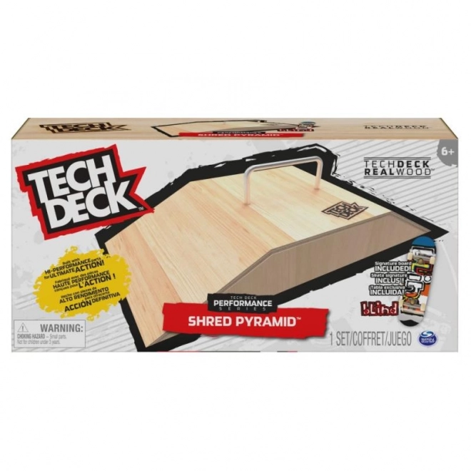 Tech Deck - dřevěná rampa