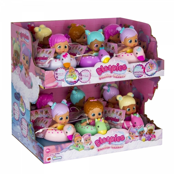 Mini plavající panenky Bloopies s kruhy