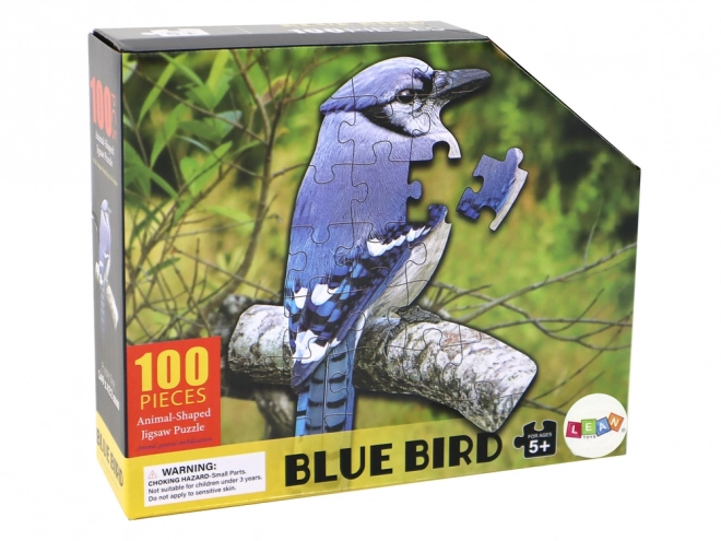 Puzzle 100 dílků modrý pták