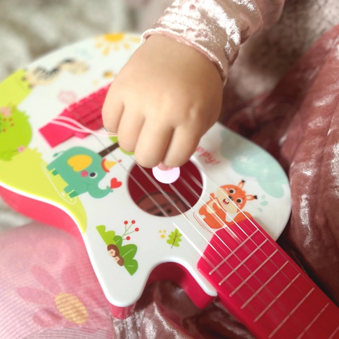 Woopie akustická kytara pro děti růžová 55 cm
