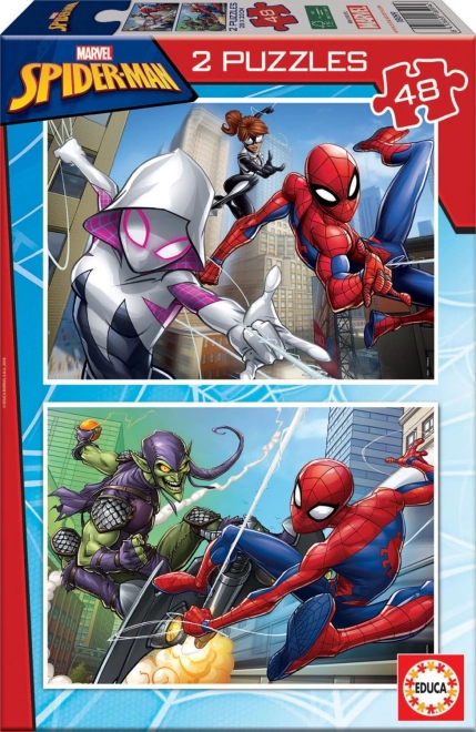 EDUCA Puzzle Spiderman 2x48 dílků