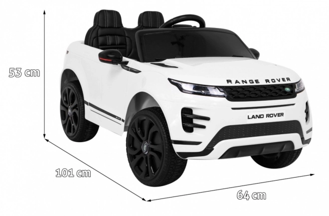 Elektrické autíčko Range Rover Evoque bílé