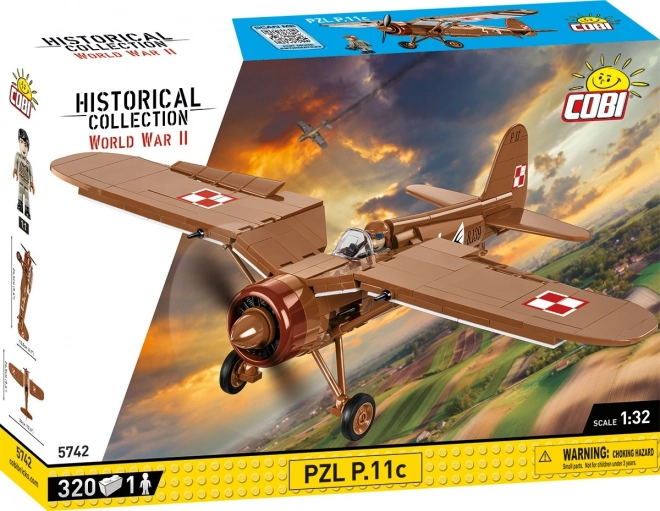 COBI 5742 II WW PZL P.11c, 1:32, 320 k, 1 f