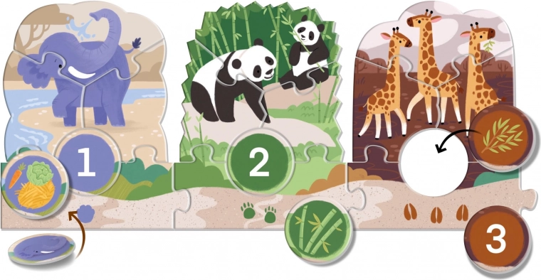 Učení stop a potravy formou hry