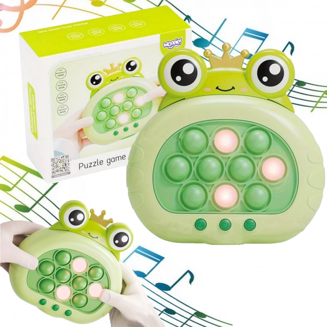 Elektronická antistresová hra Žabka POP IT