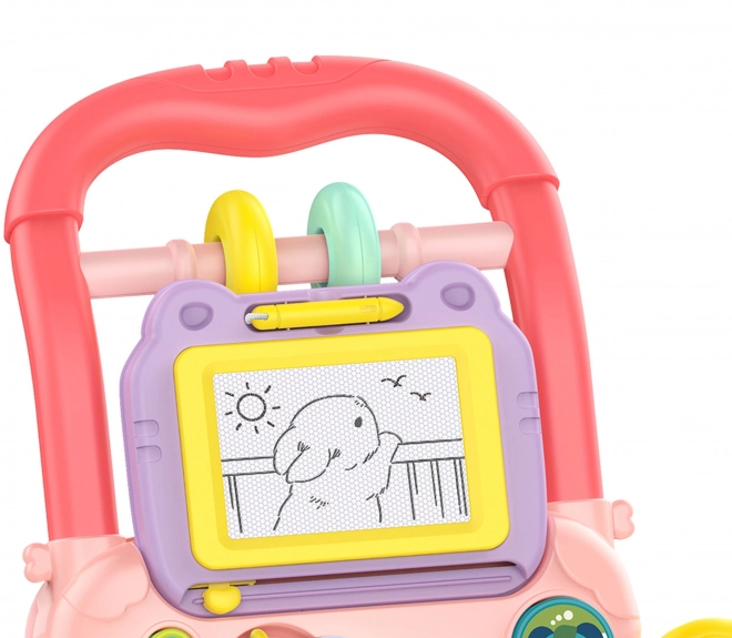 Interaktivní chodítko Woopie Baby s hudbou a mazací deskou