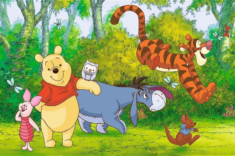 Puzzle Medvídek Pú Chuť medu 60 dílků TREFL