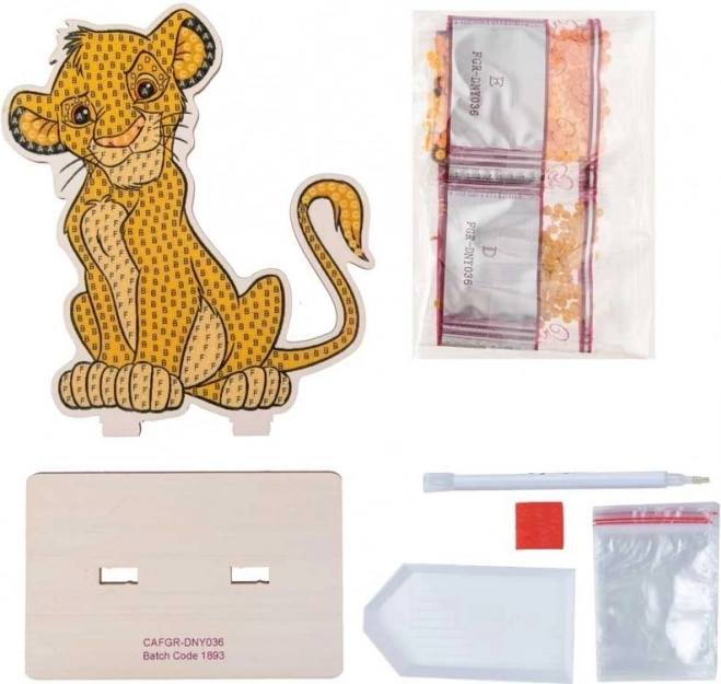 Diamantové malování Lví král Simba