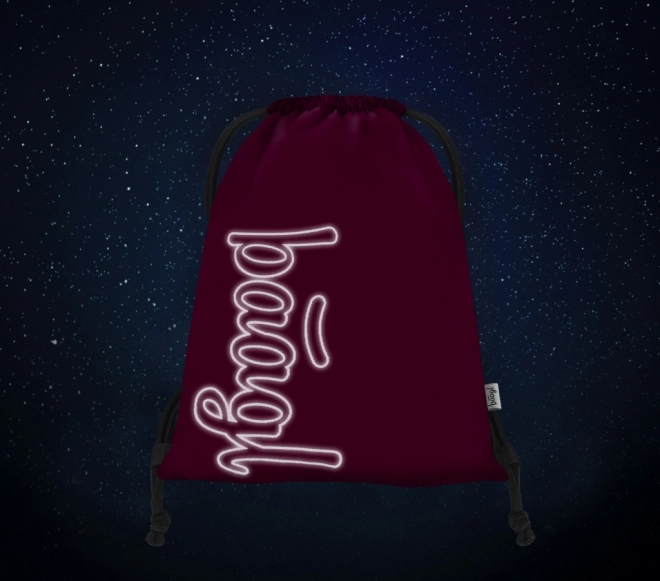 BAAGL 3 SET Coolmate Ruby: batoh, penál, sáček