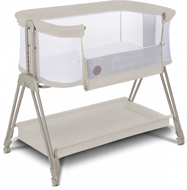 LIONELO Postýlka Luna 2v1 – Beige Sand