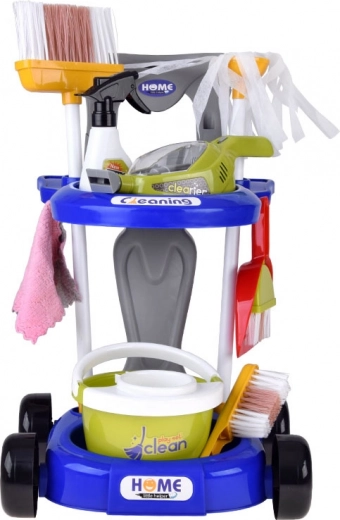 Přehledný vozík s držáky