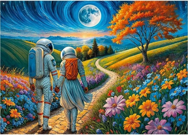 Puzzle Kosmická láska s 1000 dílky
