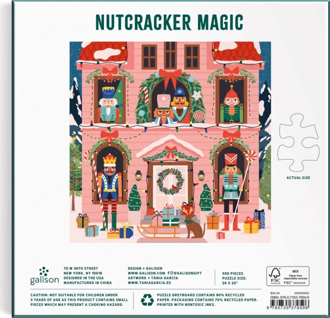 Čtvercové puzzle Louskáčkovo kouzlo 500 dílků