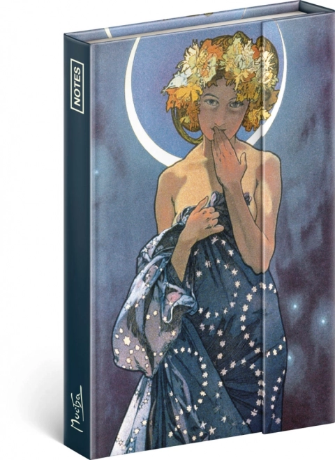 Notes Alfons Mucha – Luna, linkovaný