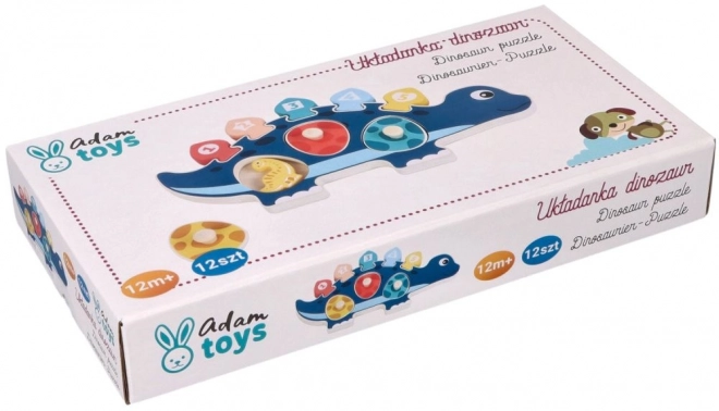 Dinosauří puzzle s čísly