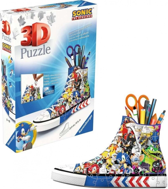 Ravensburger 3D puzzle kecka Ježek Sonic 112 dílků