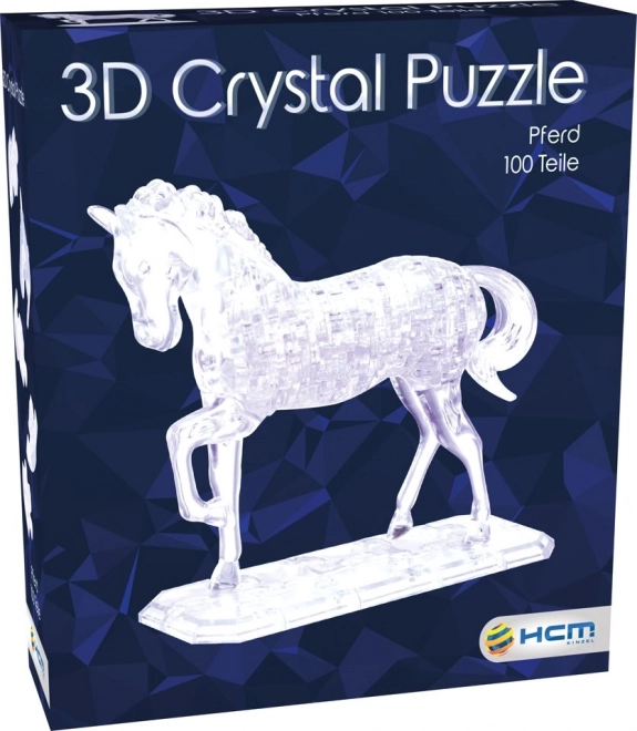 Skládačka 3D Crystal puzzle Kůň 100 dílků