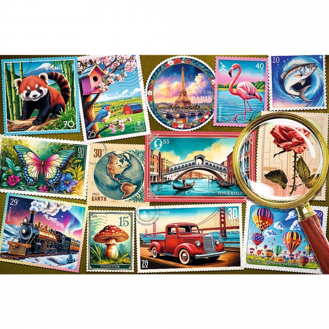 Puzzle Znaczki Pocztové - 300 Dílků Trefl