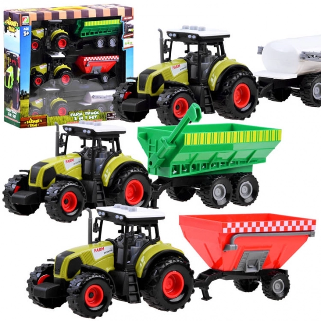 3 x sada traktor + přívěs ZA3908