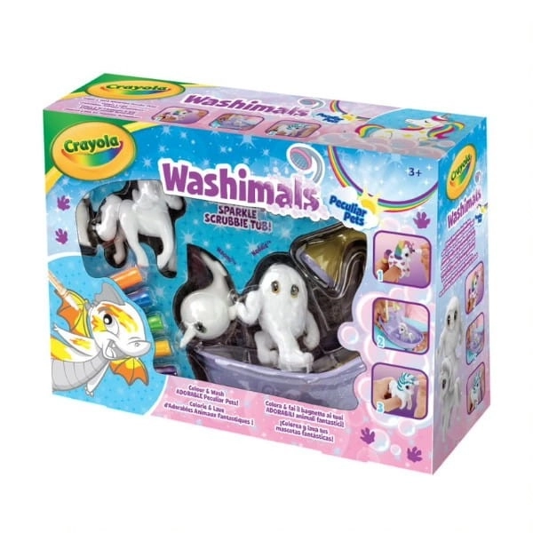 Washimals pohádkové zvířecí omalovánky kreativní sada