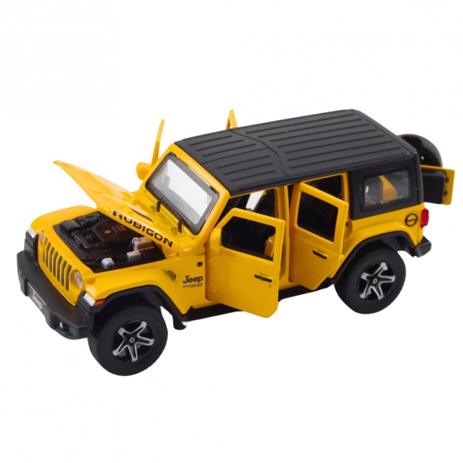 Auto Terénní s Karavanem 1:32 Žluté