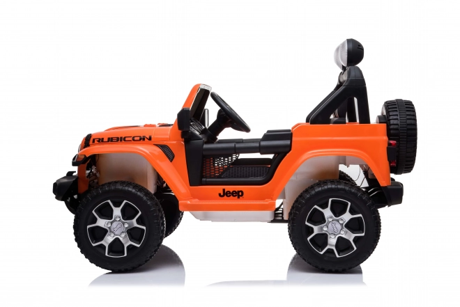 Dětské elektrické auto Jeep Wrangler Rubicon oranžové
