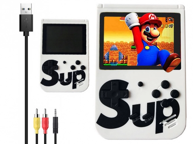 Mini přenosná retro konzole s 400 hrami