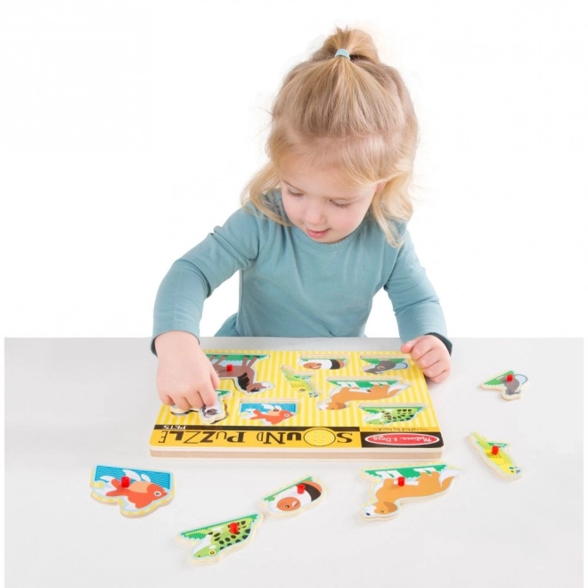 Zvukové puzzle - Domácí zvířata