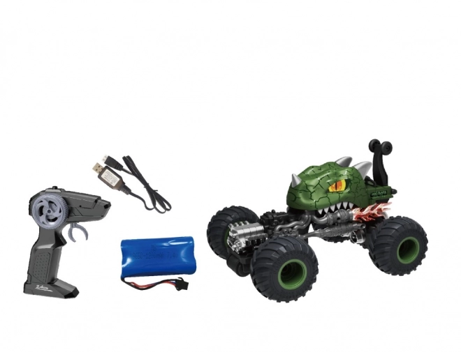 RC kaskadérské auto zelené