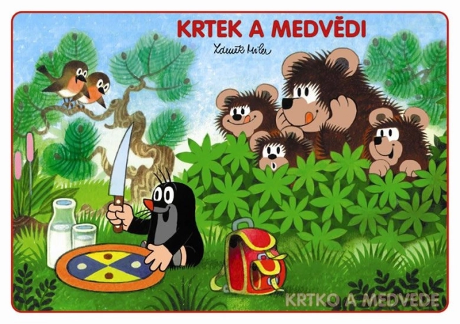 Omalovánky Krtek a medvědi