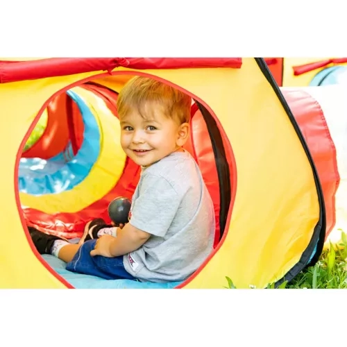 Dětský hrací stan 3v1 Tipi + Tunel + Domek