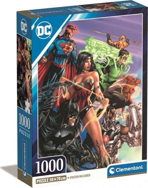 Puzzle 1000 dílků Compact DC Comics Liga spravedlnosti (Justice League)