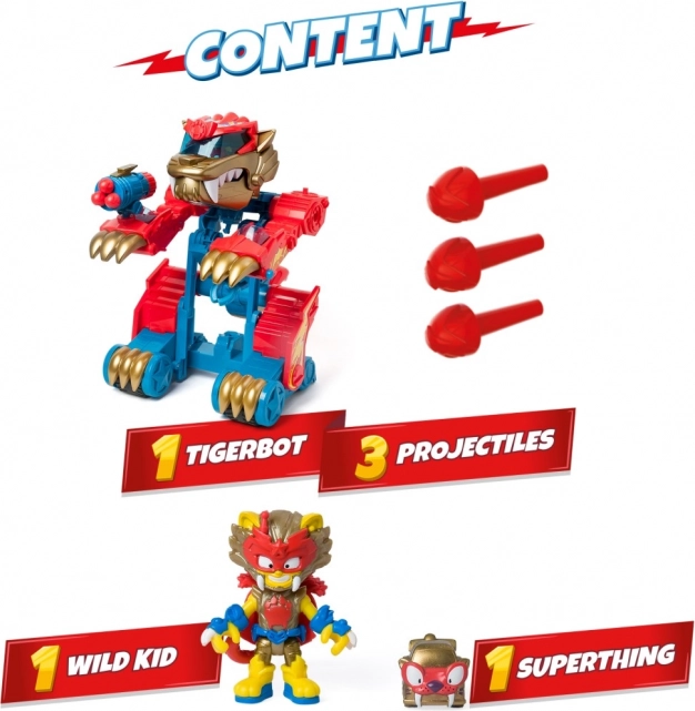 Herní sada SuperThings Wild Tigerbot