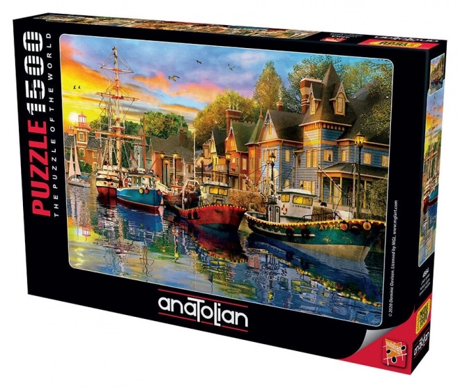 ANATOLIAN Puzzle Světla v přístavu 1500 dílků