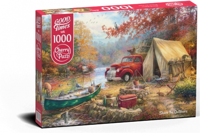 Puzzle Sdílej volnou přírodu 1000 dílků