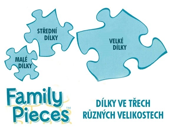 COBBLE HILL Rodinné puzzle Zmrzlina 350 dílků
