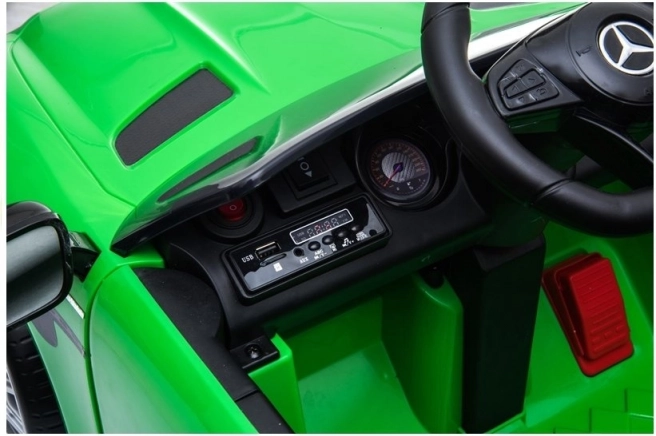 Dětské auto na baterii Mercedes GTR zelené