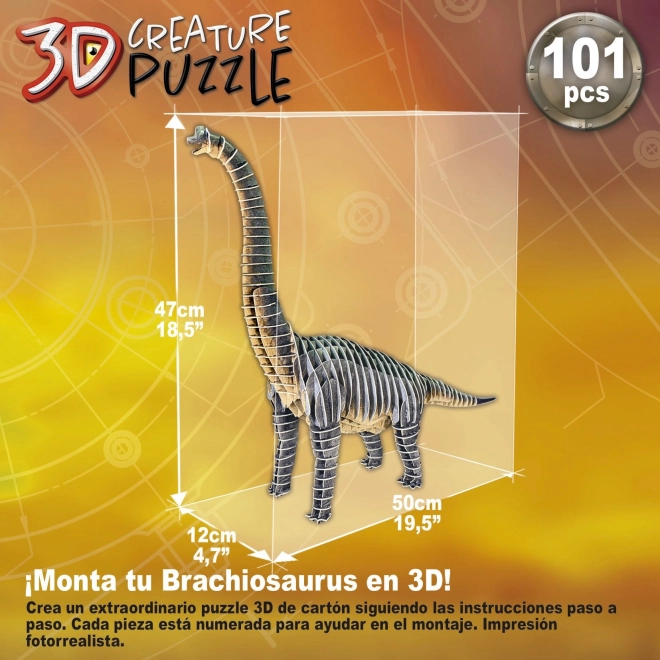 3D puzzle Brachiosaurus - 101 dílků