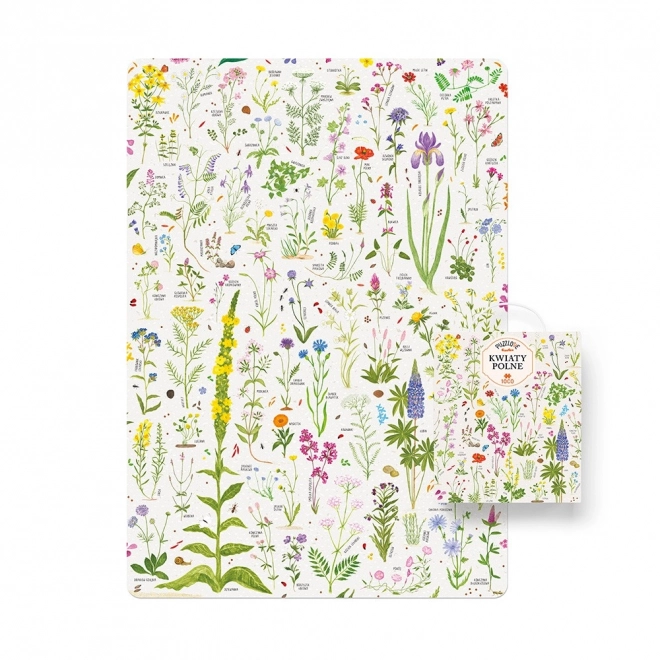 Puzzle 1000 prvků Puzzlove Polní květiny