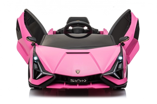Lamborghini SIAN dětské auto na baterii s ovladačem – Růžové