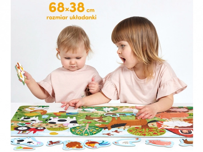 Veselé puzzle 24 dílků