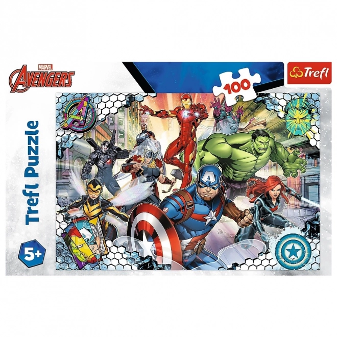 Puzzle 100 dílků Slavní Avengers