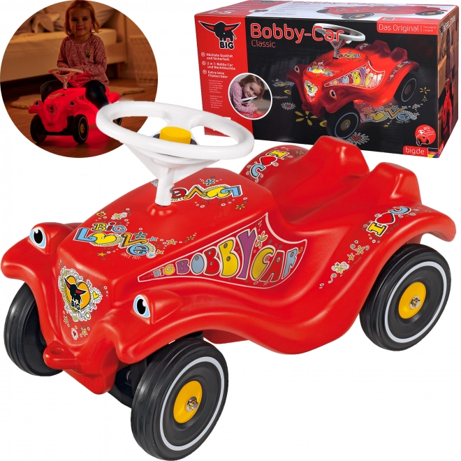 BIG Bobby Car klasický odrážedlo s klaksonem a svítícími efekty